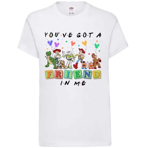 Toy Story "You've Got a Friend in Me" Vinyl Print T-Shirt