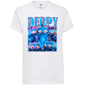 Derpy Demon Cat Vinyl Print T-Shirt