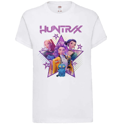 Huntrix Character Star Vinyl Print T-Shirt