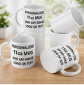 Personalised 11oz Mug — Add Any Image, Logo or Text